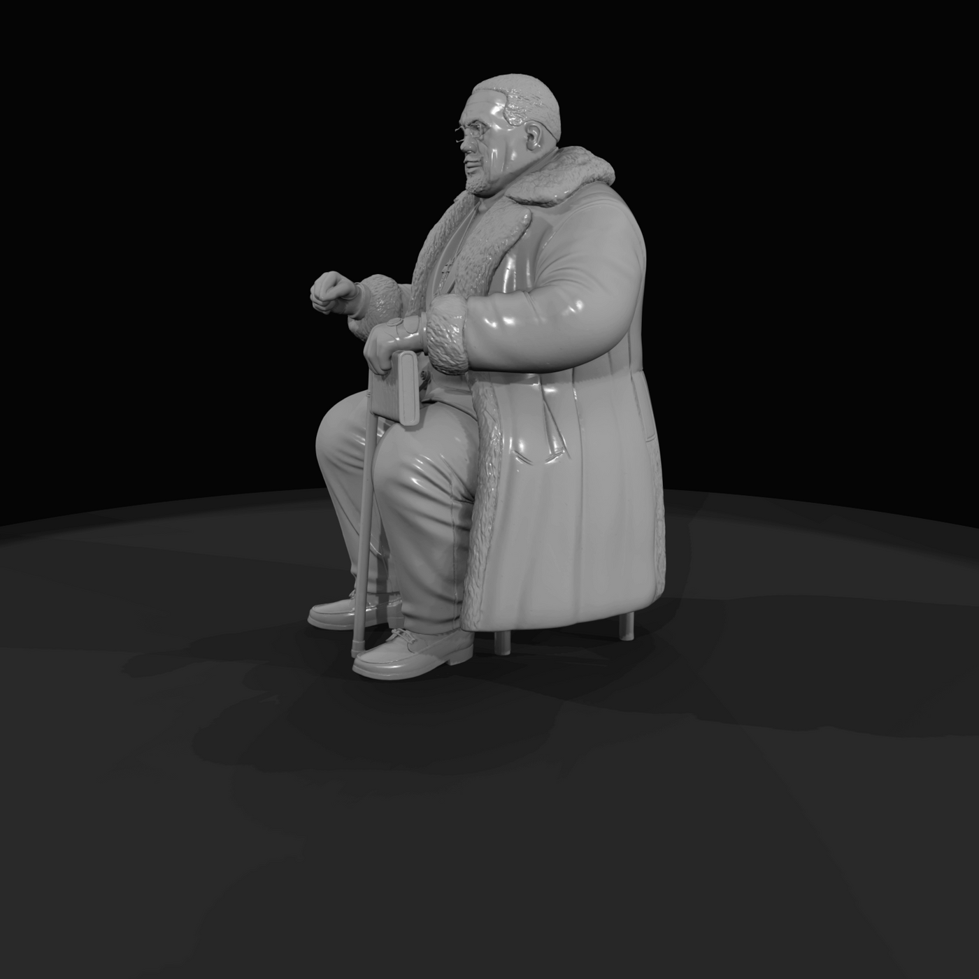 1970s Urban Character Figure (1970s) — Walter