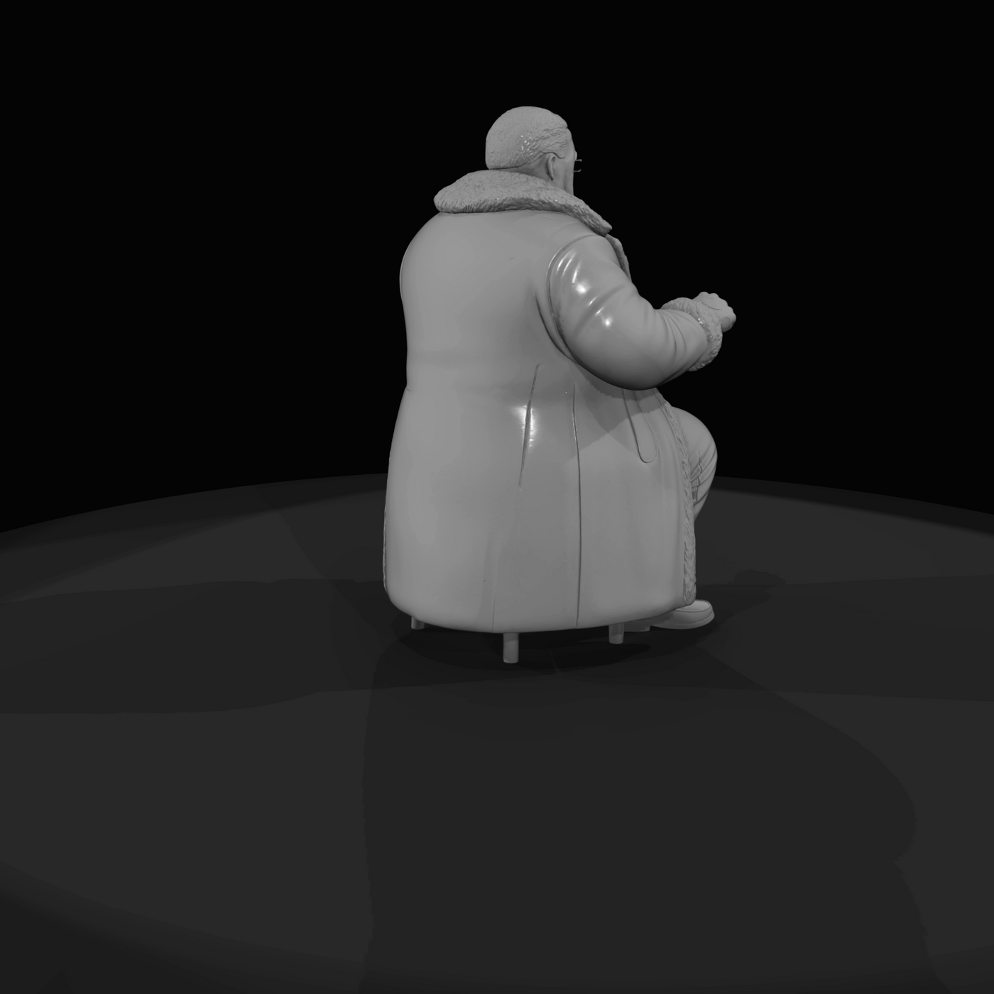 1970s Urban Character Figure (1970s) — Walter
