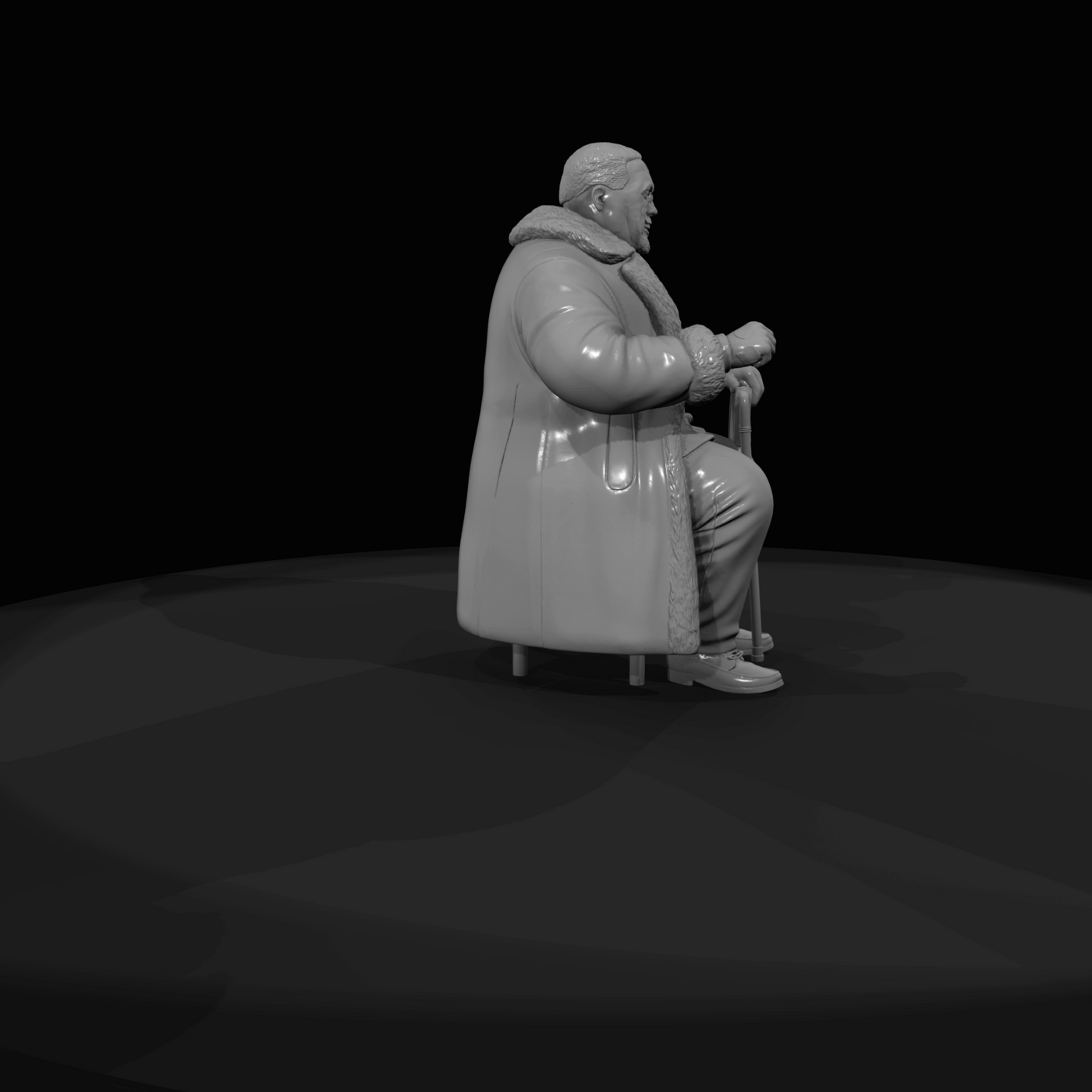 1970s Urban Character Figure (1970s) — Walter