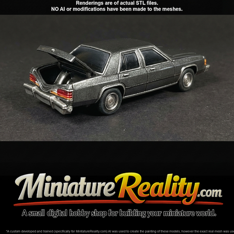 1980 Cadillac Seville sedan, wrecked (1980s) — collision-damaged American luxury