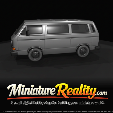 1980 Volkswagen Transporter T3 / Vanagon passenger van (1980s) — German van, box-body