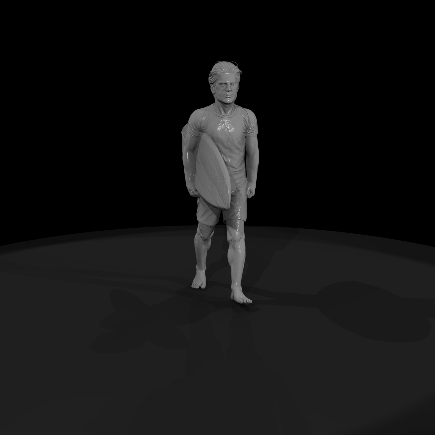 1980s Surfer Beach Figure (Male)