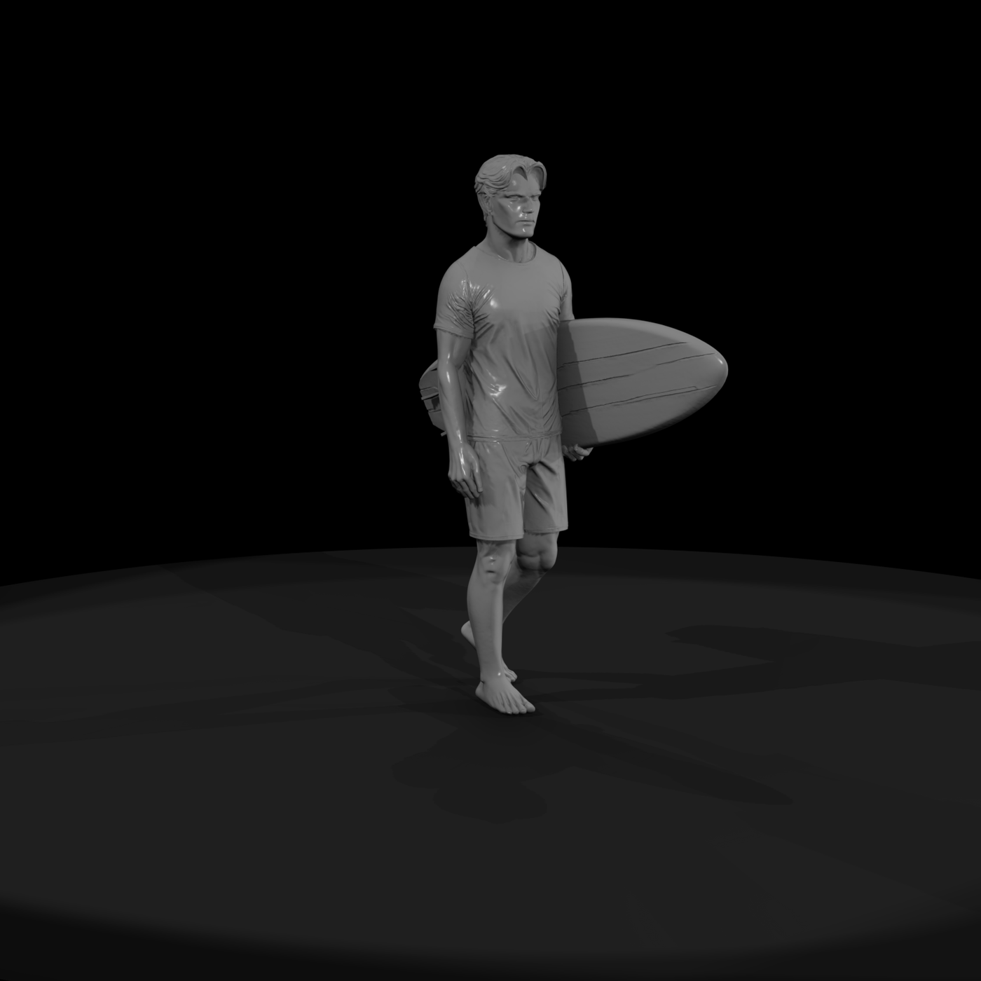 1980s BEACH SWIMMERS & SUNBATHERS Boy