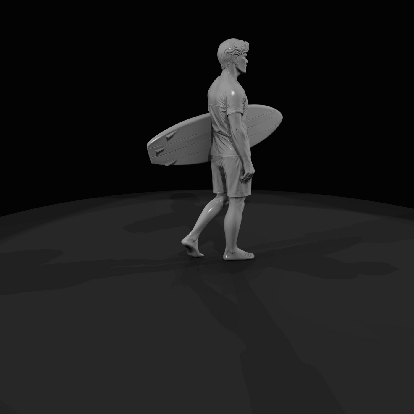 Beach Figure (1980s) — Boy
