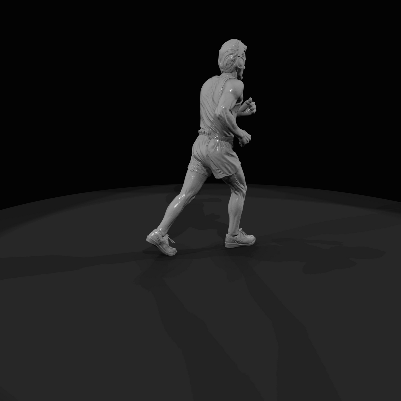 Beach Figure (1980s) — Jogger