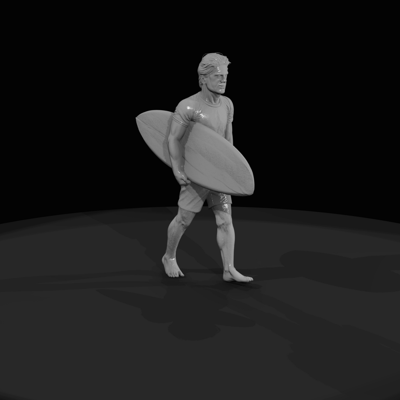 Beach Figure (1980s) — Surfer