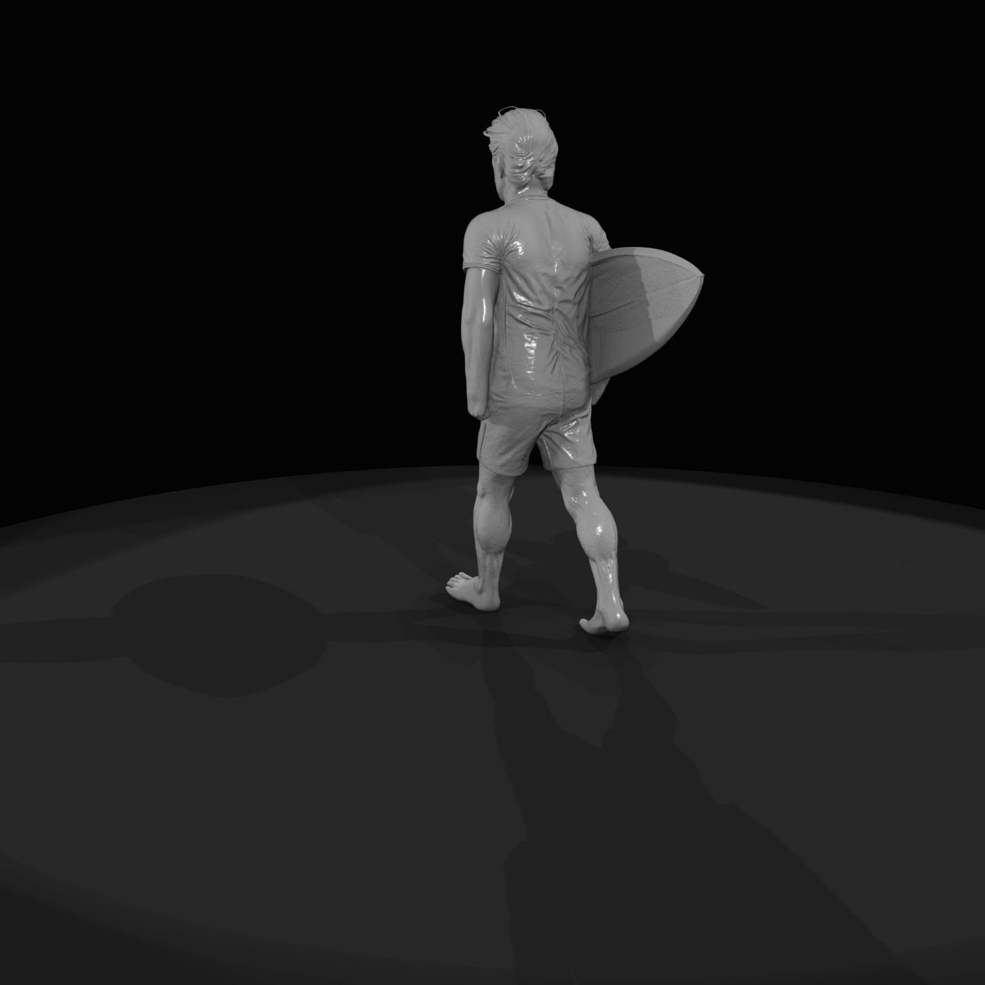 Beach Figure (1980s) — Surfer
