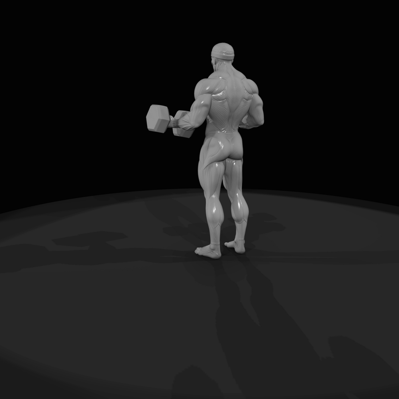 Miami Beach Character Figure (1980s) — Buff Muscle