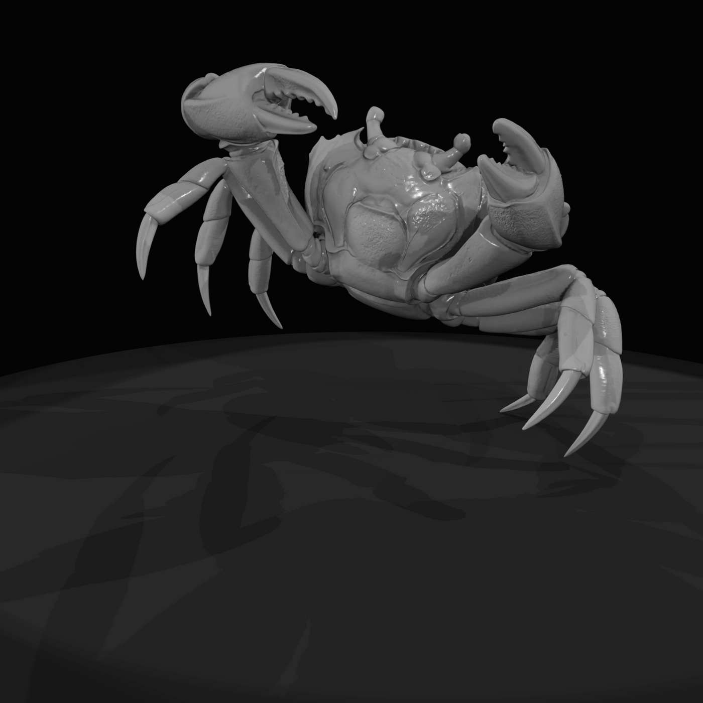 Miami Beach Character Figure (1980s) — Crab