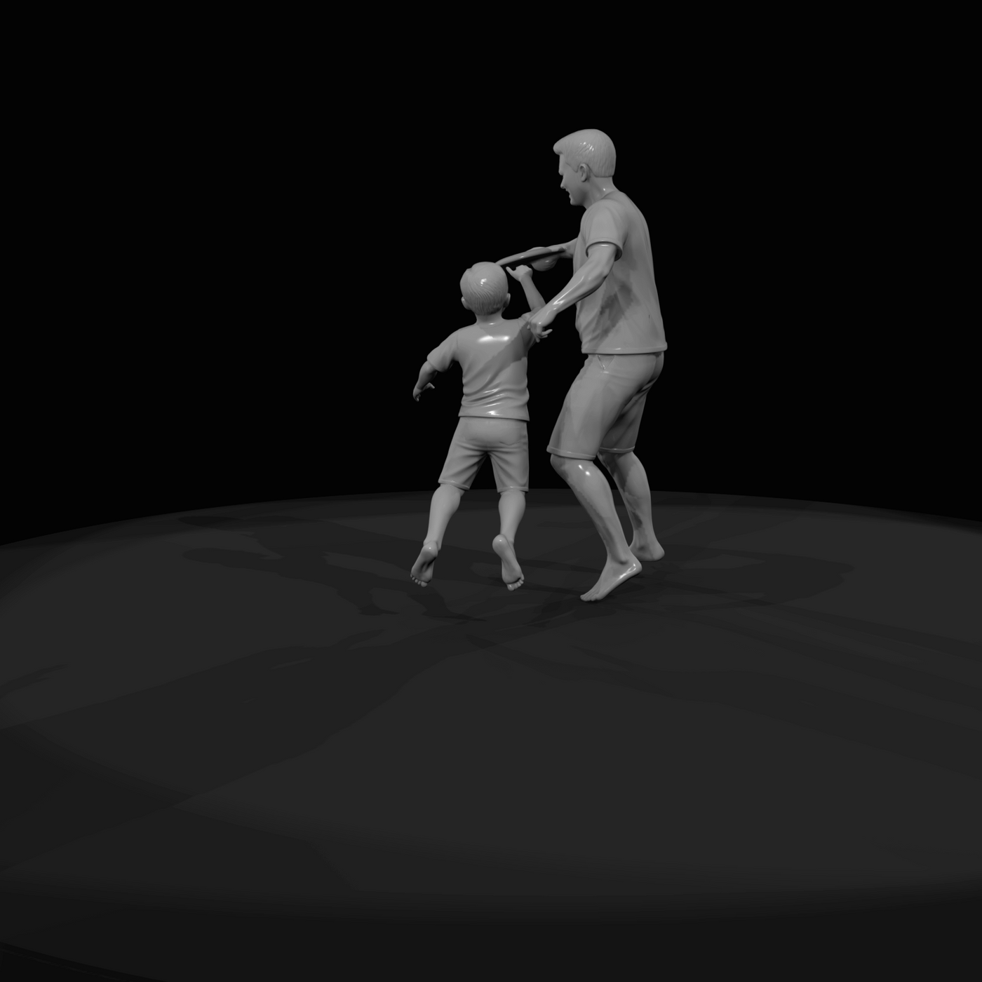 Miami Beach Character Figure (1980s) — parent playing