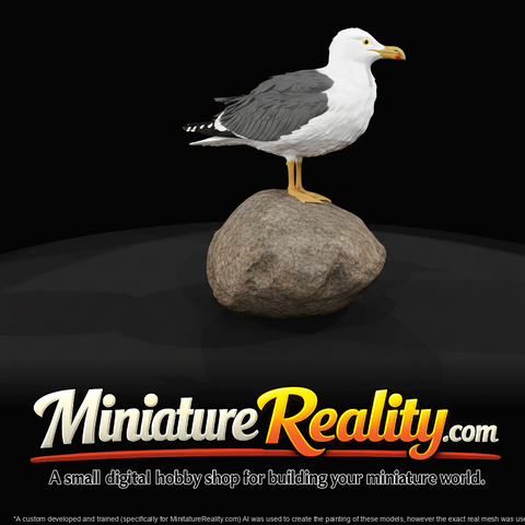 Miami Beach Character Figure (1980s) — Seagull On