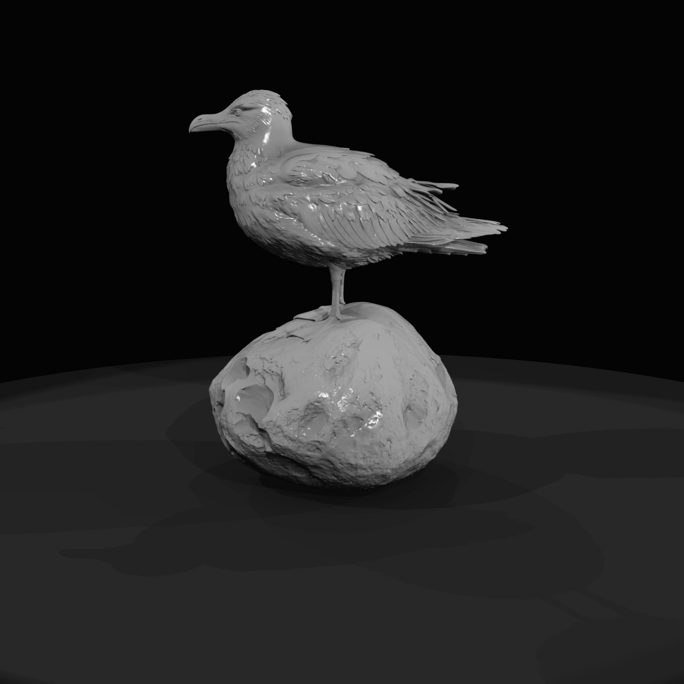 Miami Beach Character Figure (1980s) — Seagull On