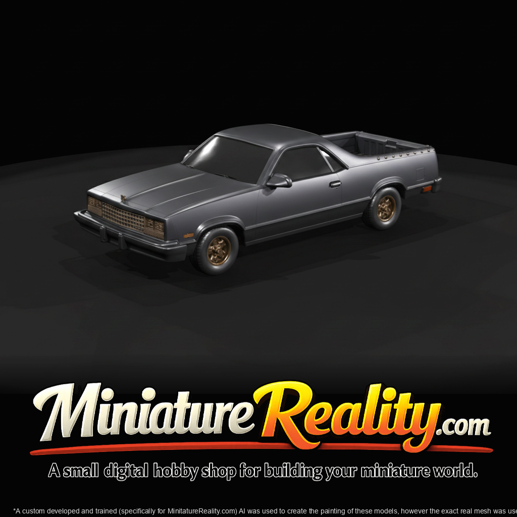 1982 Chevrolet El Camino car-based pickup, Mk5 (1980s) — American coupe utility