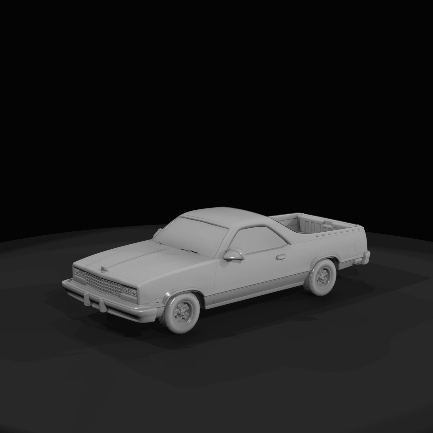 1982 Chevrolet El Camino car-based pickup, Mk5 (1980s) — American coupe utility