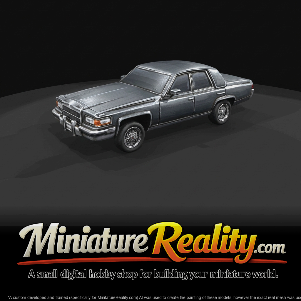 Lowrider Car Show Figure (1980s) — 1983 Cadillac Fleetwood