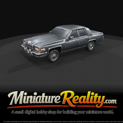 Lowrider Car Show Figure (1980s) — 1983 Cadillac Fleetwood