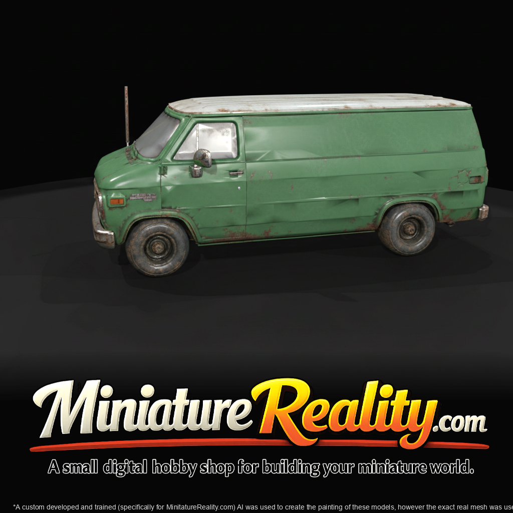 1983 Chevrolet Vandura cargo van (1980s) — American full-size van, rusted working condition