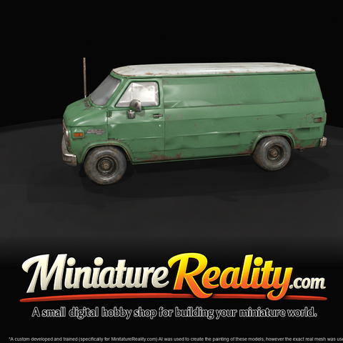 1983 Chevrolet Vandura cargo van (1980s) — American full-size van, rusted working condition