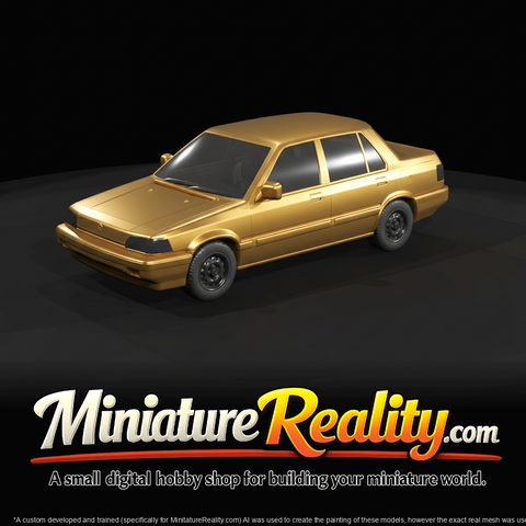 1983 Honda Civic Mk3 sedan (1980s) — Japanese compact, gold paint