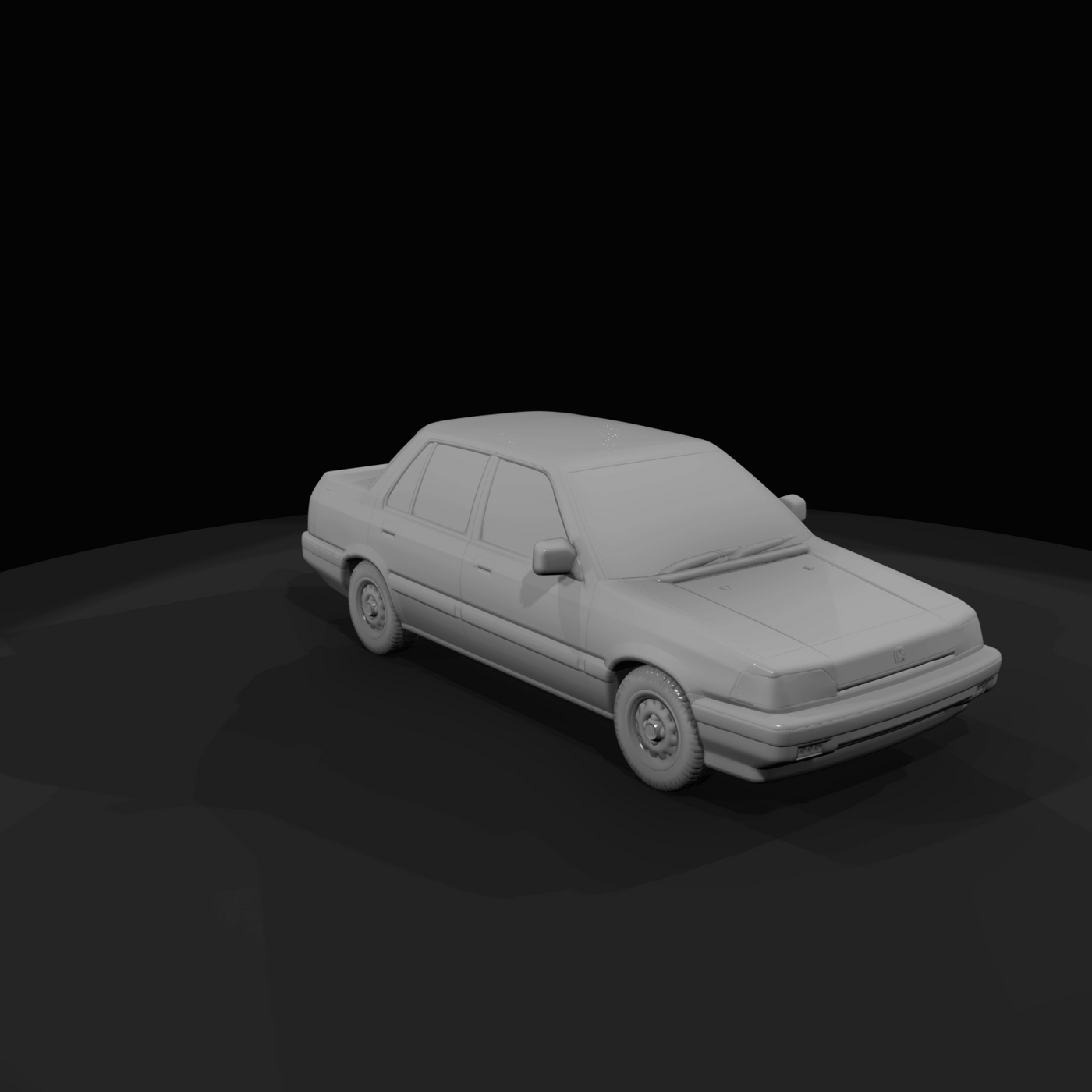 1983 Honda Civic Mk3 sedan (1980s) — Japanese compact, gold paint