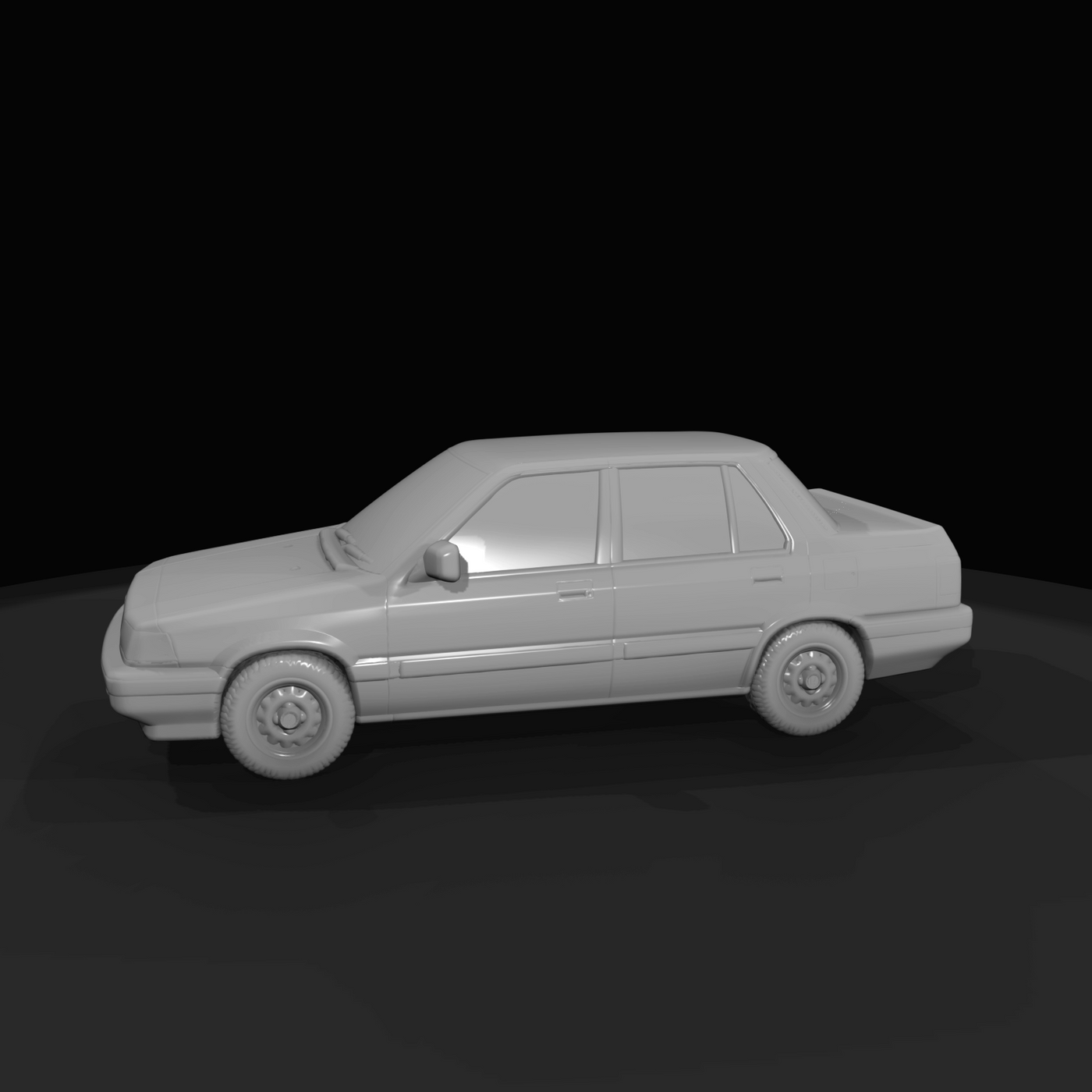 1983 Honda Civic Mk3 sedan (1980s) — Japanese compact, gold paint