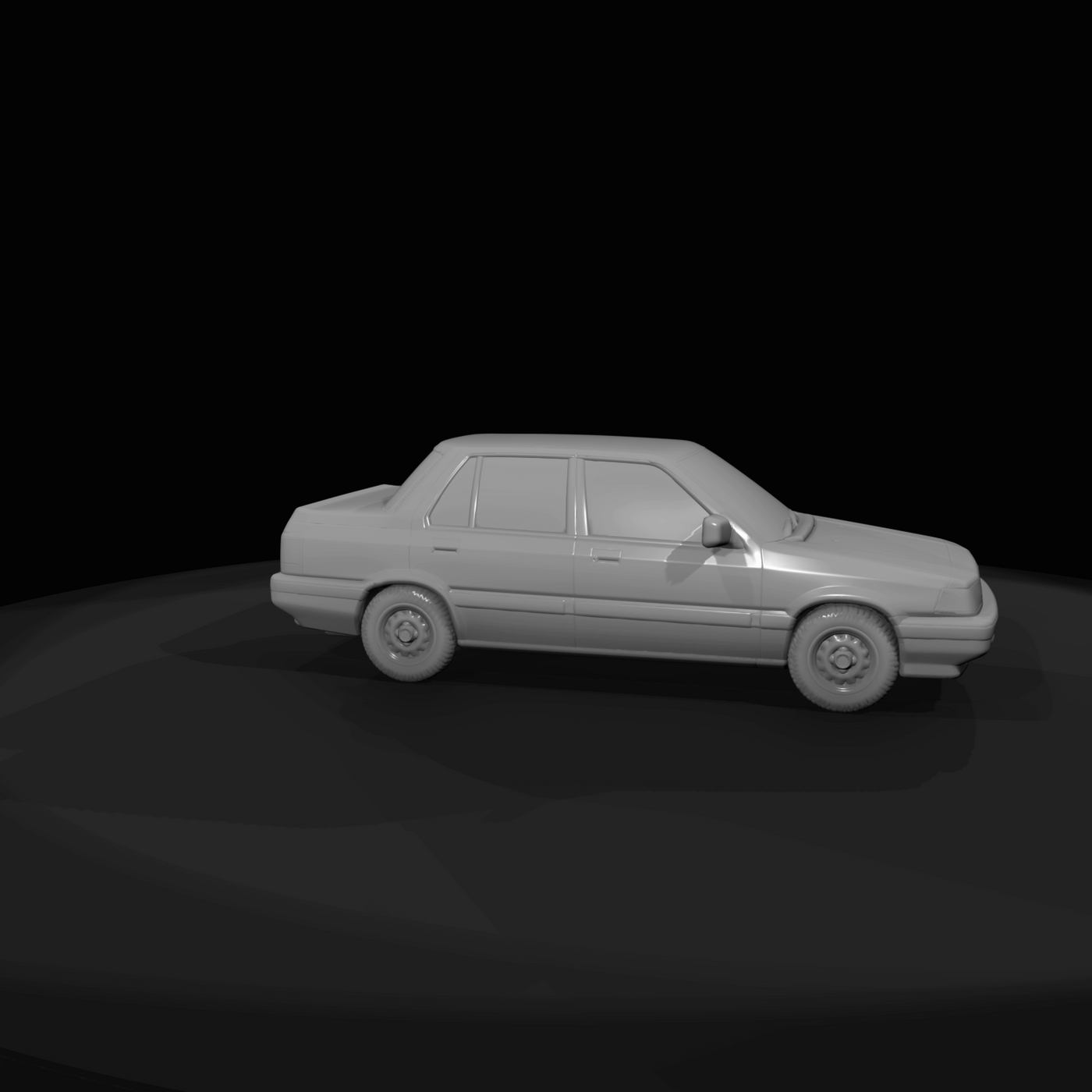 1983 Honda Civic Mk3 sedan (1980s) — Japanese compact, gold paint