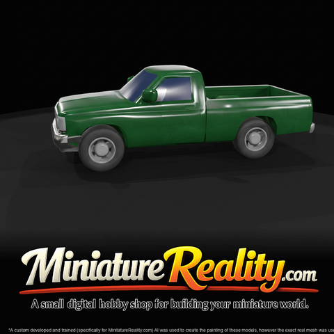 1983 Chevrolet S-10 standard cab pickup (1980s) — American compact truck, classic-sedan coloring