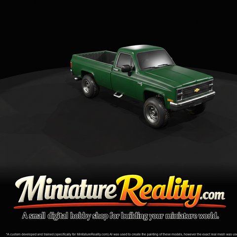 1984 Chevrolet K10 Silverado pickup (1980s) — American full-size 4x4 truck