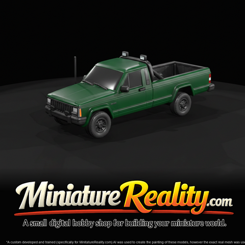 1984 Jeep Comanche Mk1 MJ compact pickup (1980s) — Jeep-based mini truck, early sport-truck era