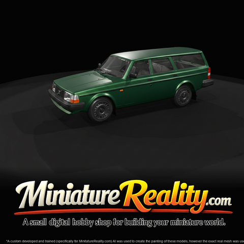 1984 Volvo 245 DL estate wagon (1970s–1980s) — Swedish boxy wagon, green