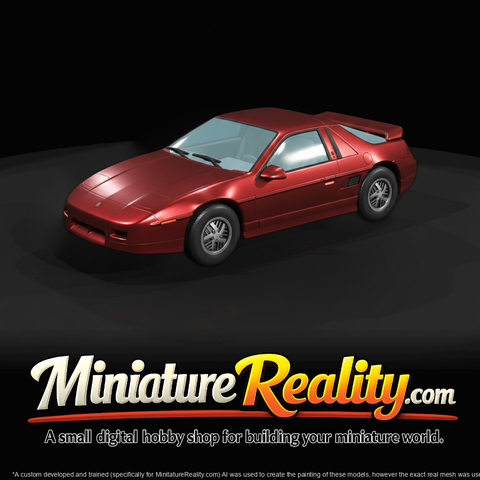 1985 Pontiac Fiero Miniature Car