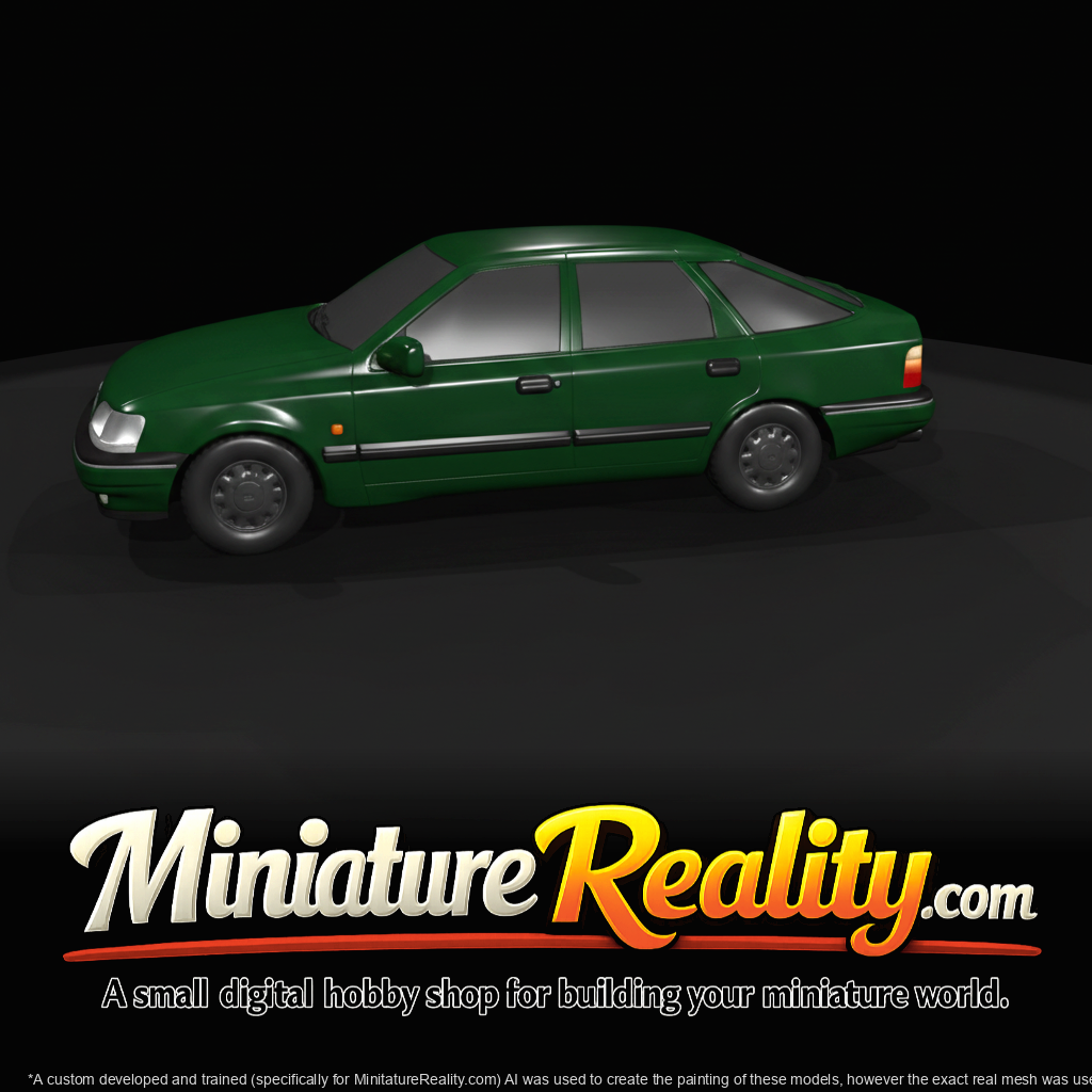 1985 Ford Scorpio Mk1 hatchback (1980s) — European executive car, green glossy