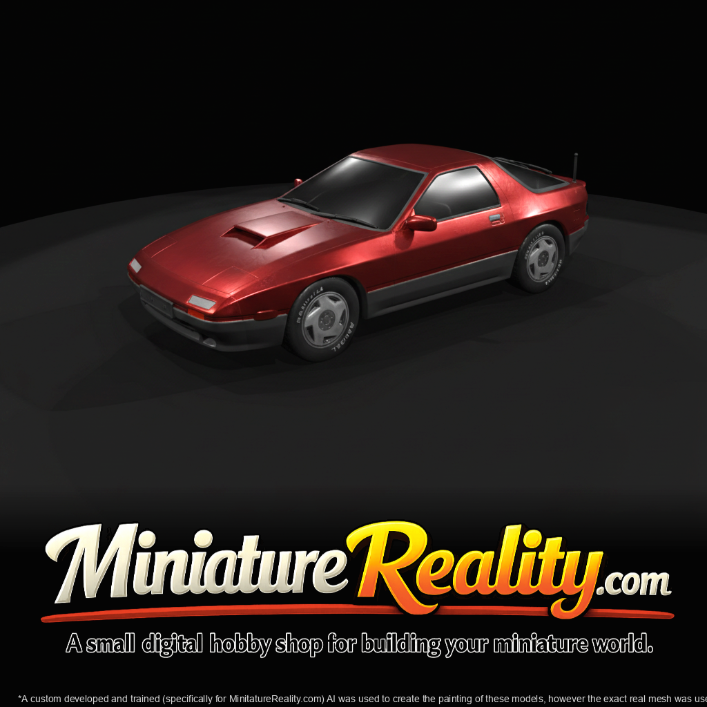 1985 Mazda RX-7 Mk2 FC coupe (1980s) — Japanese sports car, rotary engine