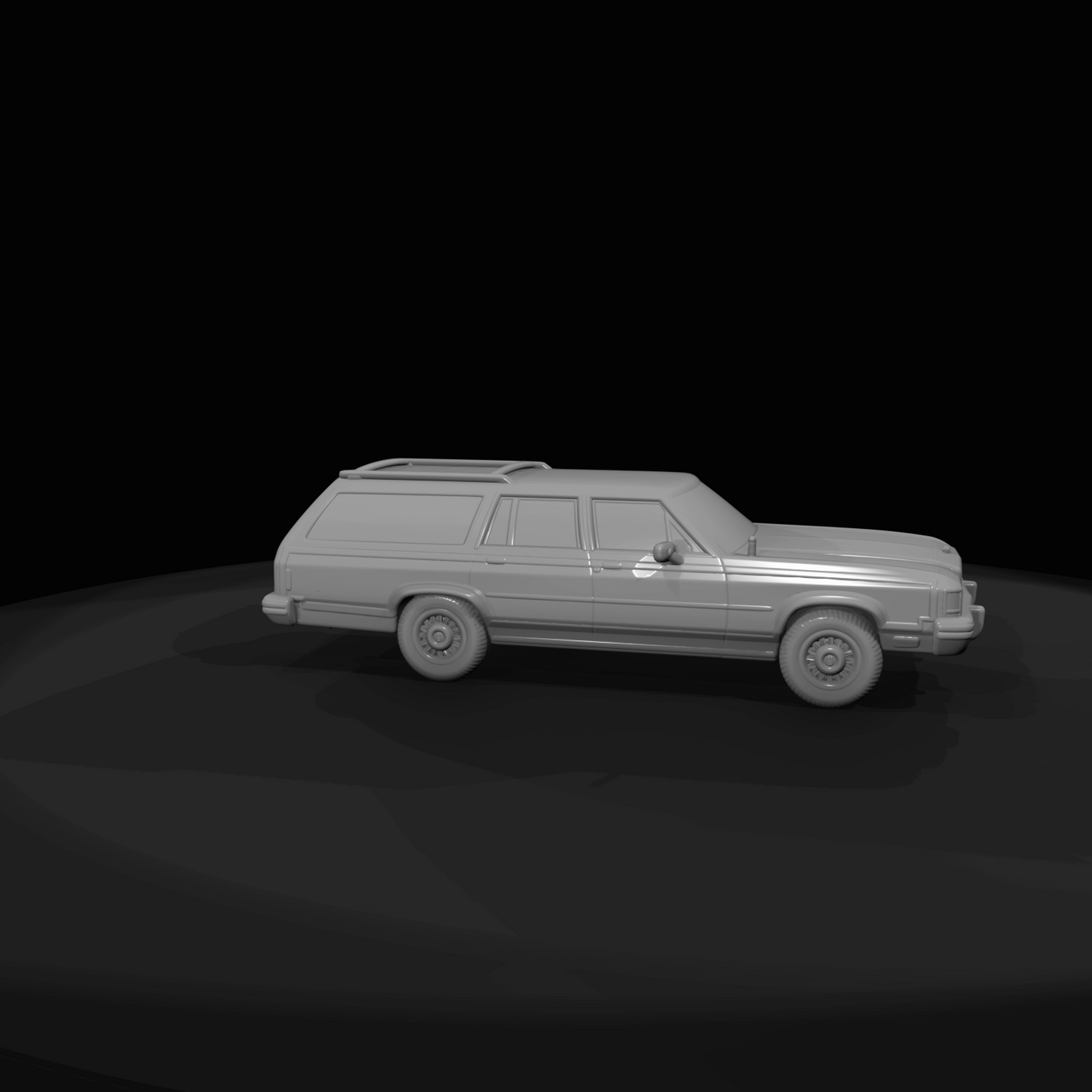 1986 Ford Country Squire station wagon (1980s) — American full-size family wagon, wood-panel styling