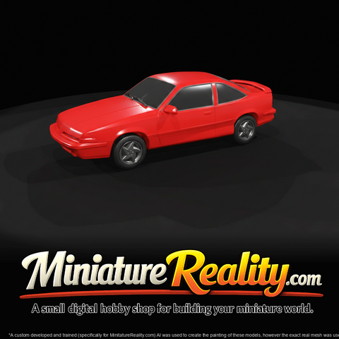 1986 Pontiac Sunbird coupe (1980s) — American compact, red gloss