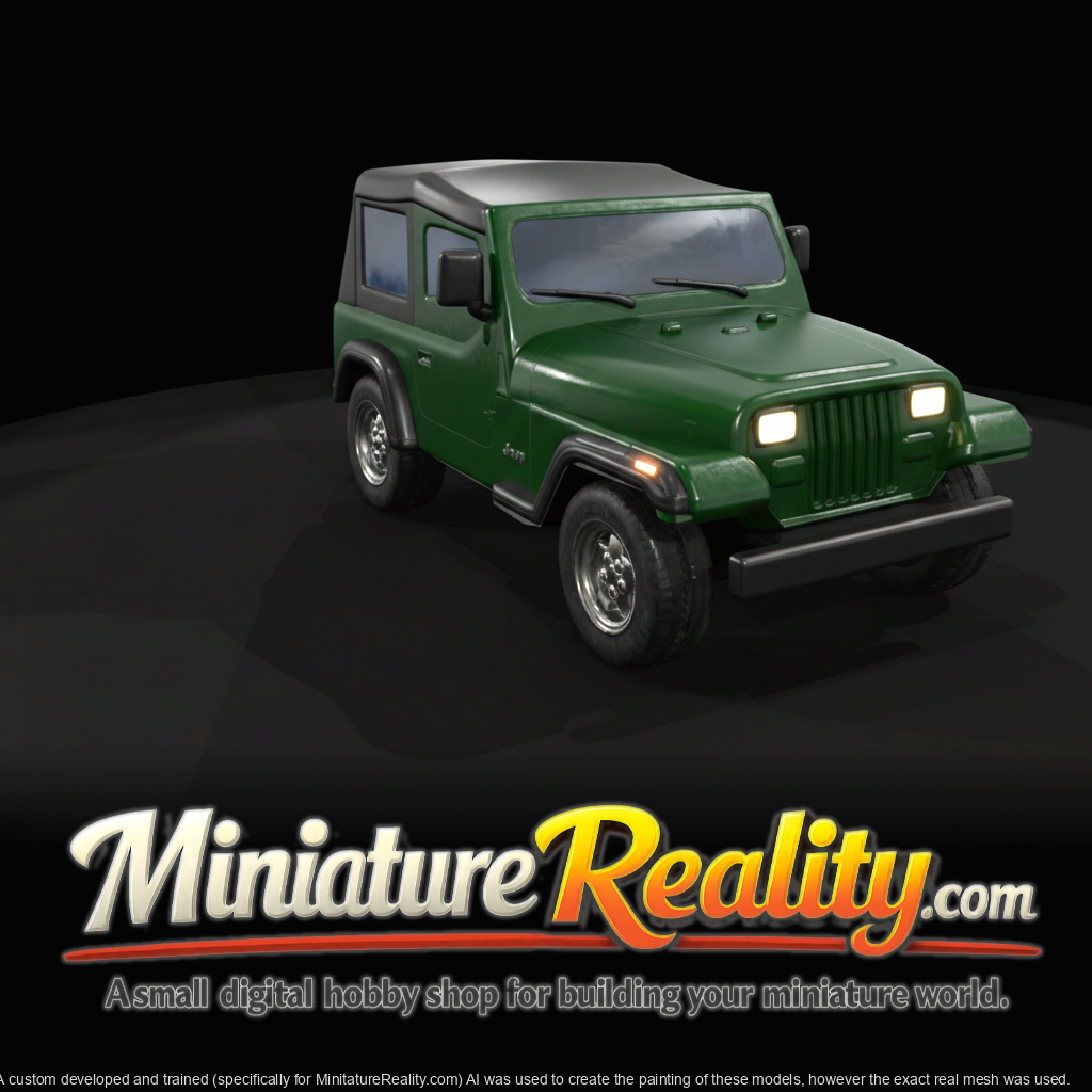 1987 Jeep Wrangler YJ Mk1 (1980s) — first-generation square-headlight open 4x4