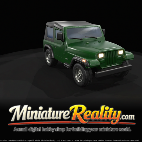 1987 Jeep Wrangler YJ Mk1 (1980s) — first-generation square-headlight open 4x4