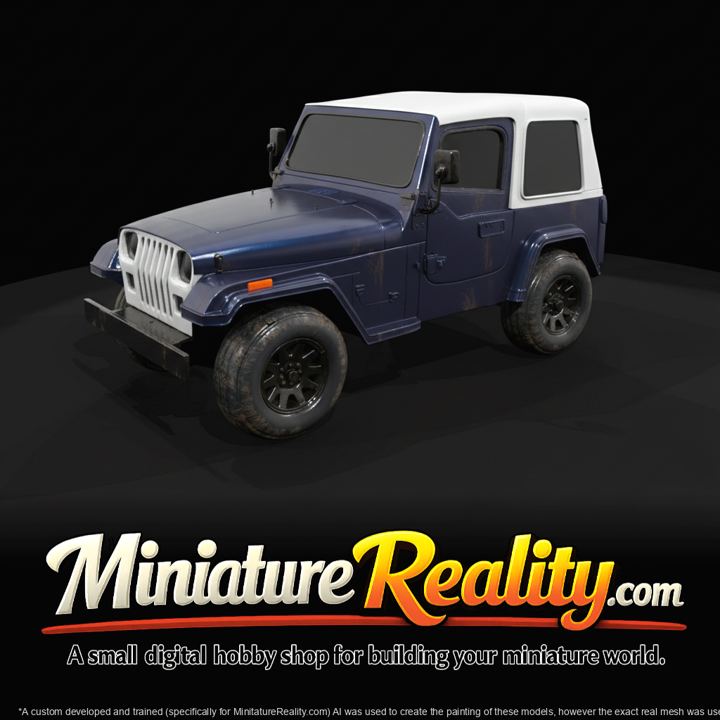 1987 Jeep Wrangler YJ (1980s) — first-generation square-headlight 4x4