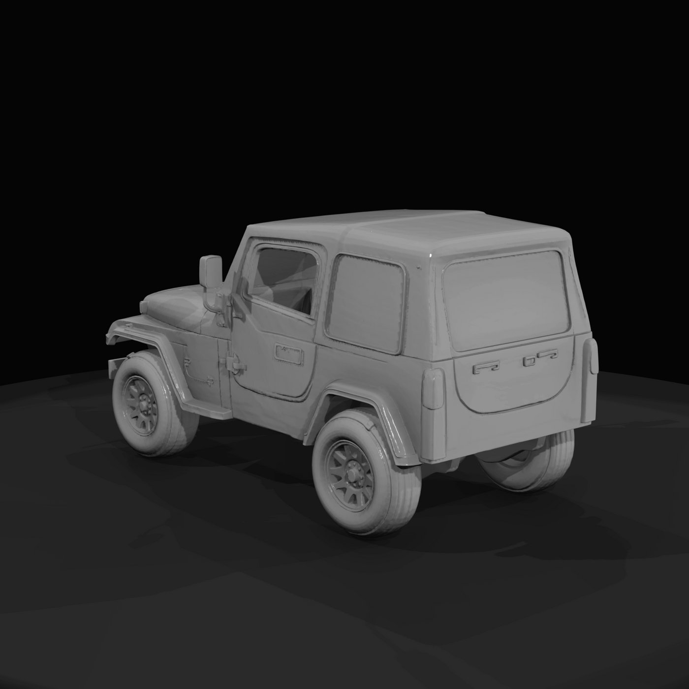 1987 Jeep Wrangler YJ (1980s) — first-generation square-headlight 4x4