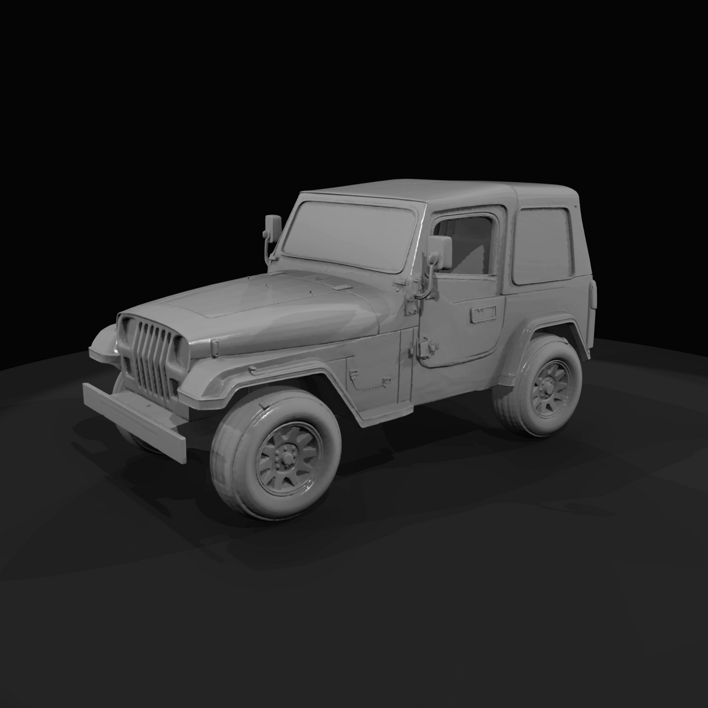 1987 Jeep Wrangler YJ (1980s) — first-generation square-headlight 4x4