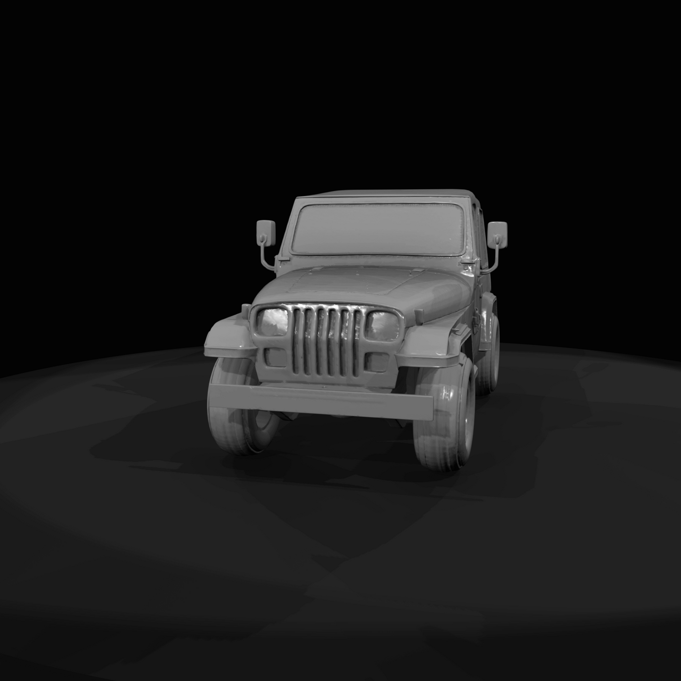 1987 Jeep Wrangler YJ (1980s) — first-generation square-headlight 4x4