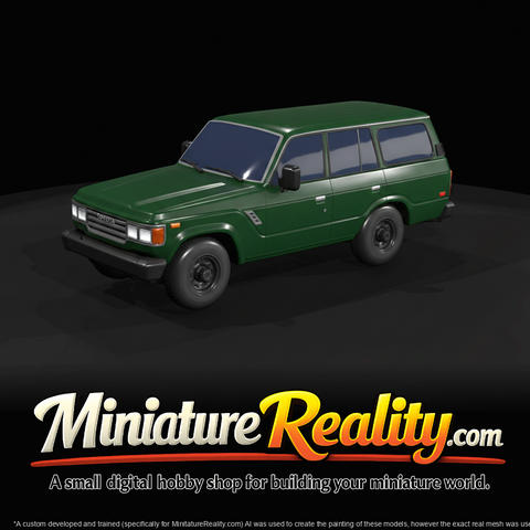 1987 Toyota Land Cruiser FJ60 US-spec station wagon (1980s) — green, Japanese 4x4 SUV