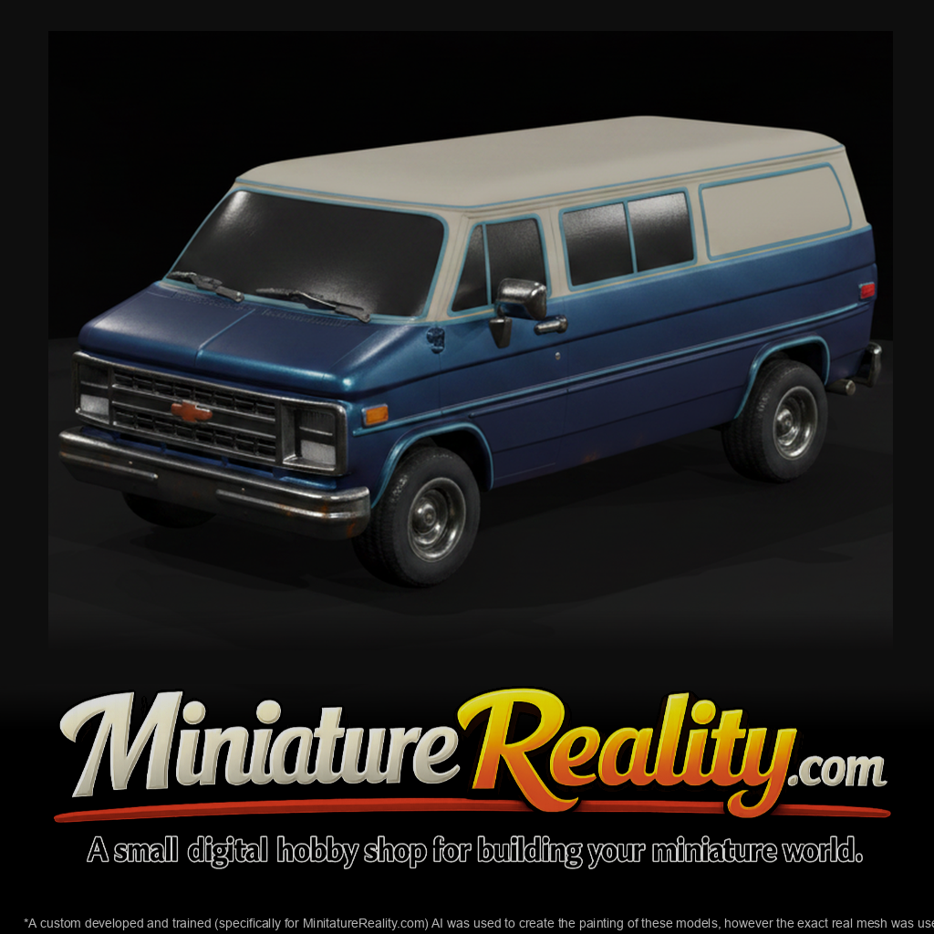 1988 Chevrolet Beauville miniature, three-quarter view