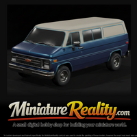 1988 Chevrolet Beauville miniature, three-quarter view — thumbnail 3