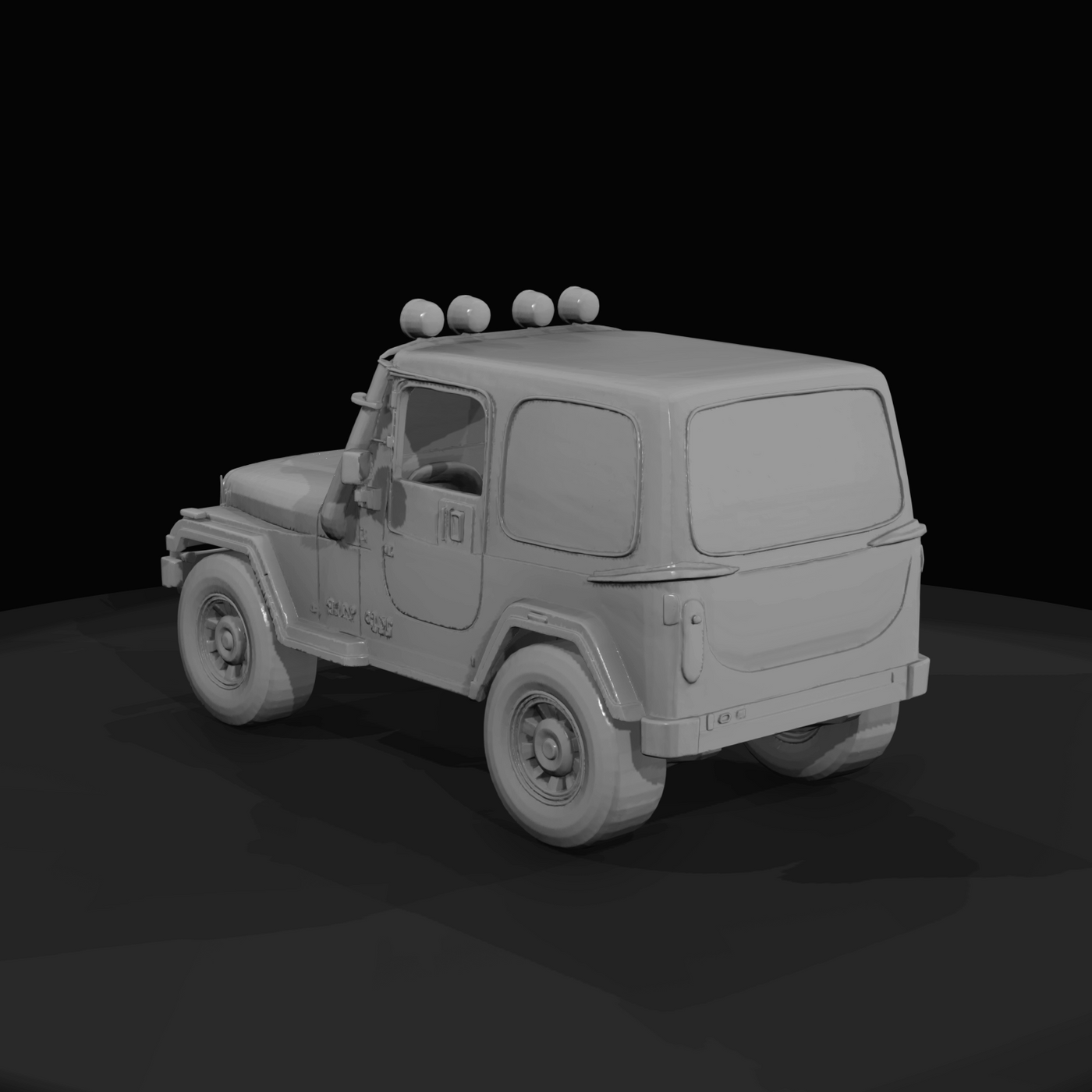 1989 Jeep Wrangler YJ (1980s–1990s) — American 4x4, late first-generation