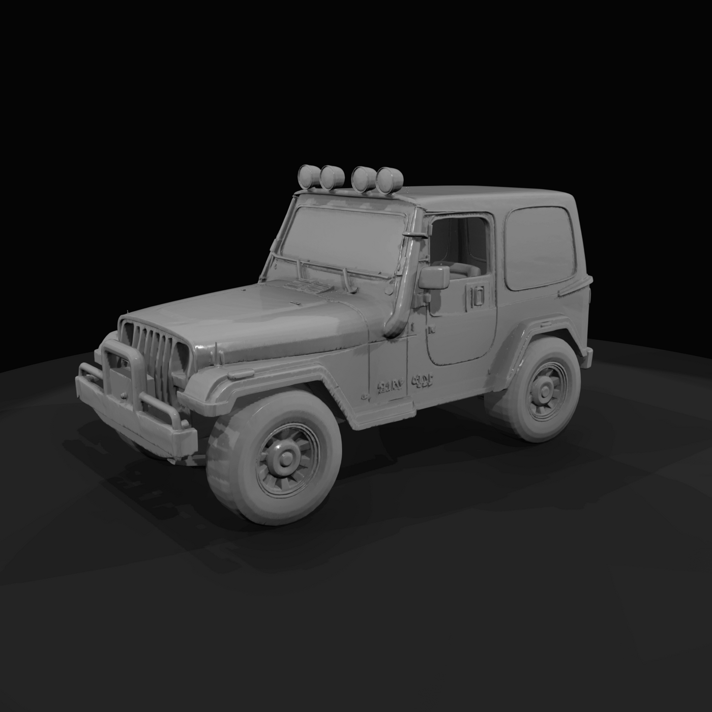 1989 Jeep Wrangler YJ (1980s–1990s) — American 4x4, late first-generation