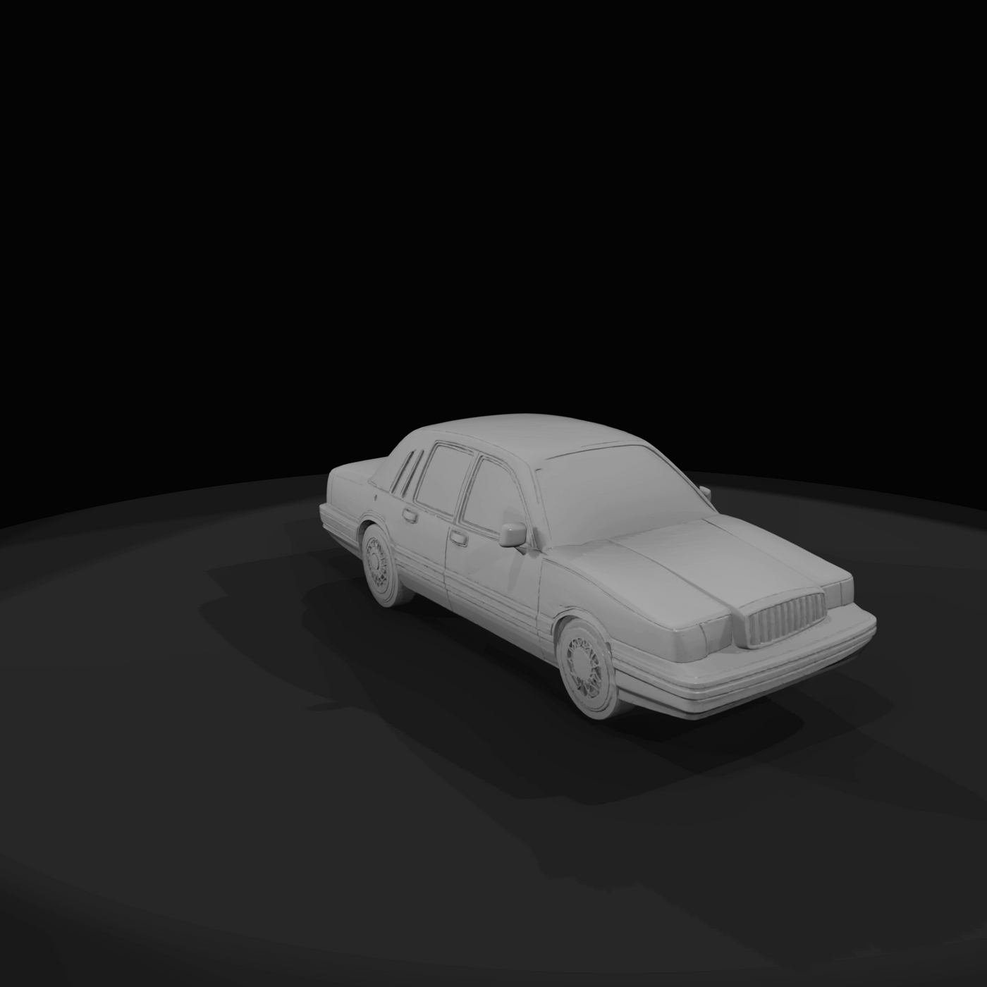 1990–1995 Lincoln Town Car full-size sedan (1990s) — American prestige, formal body