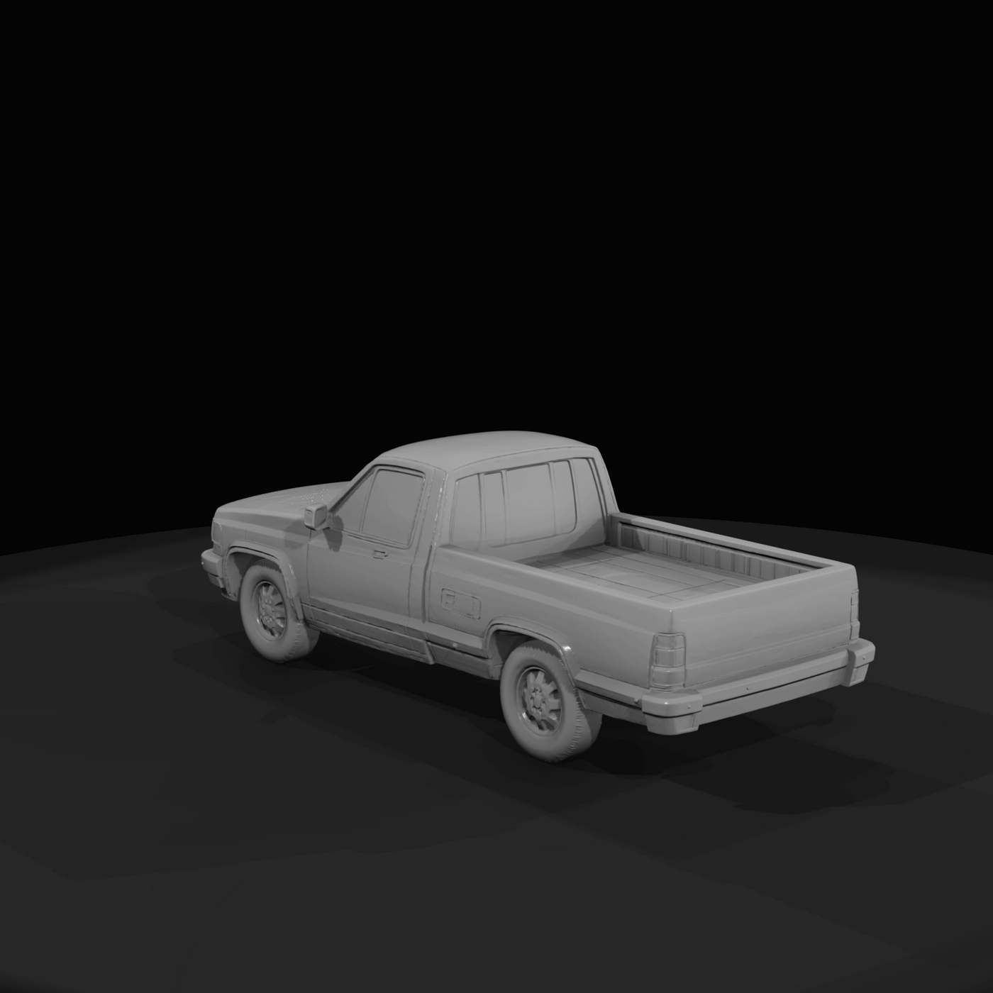 1991 Dodge Dakota Regular Cab (estimated)