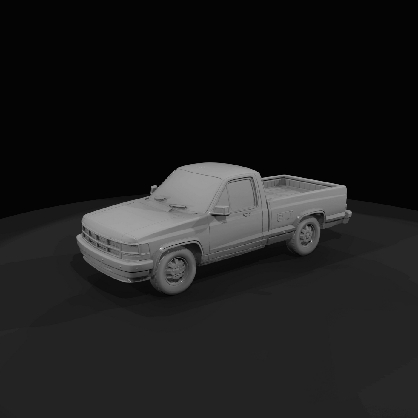 1991 Dodge Dakota Regular Cab (estimated)