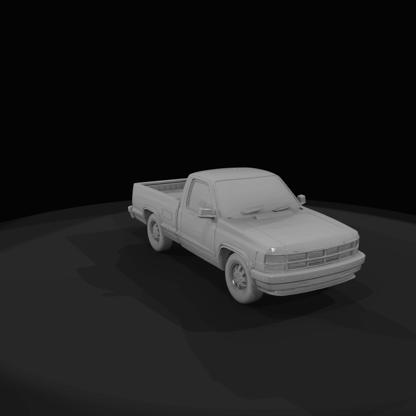 1991 Dodge Dakota Regular Cab (estimated)